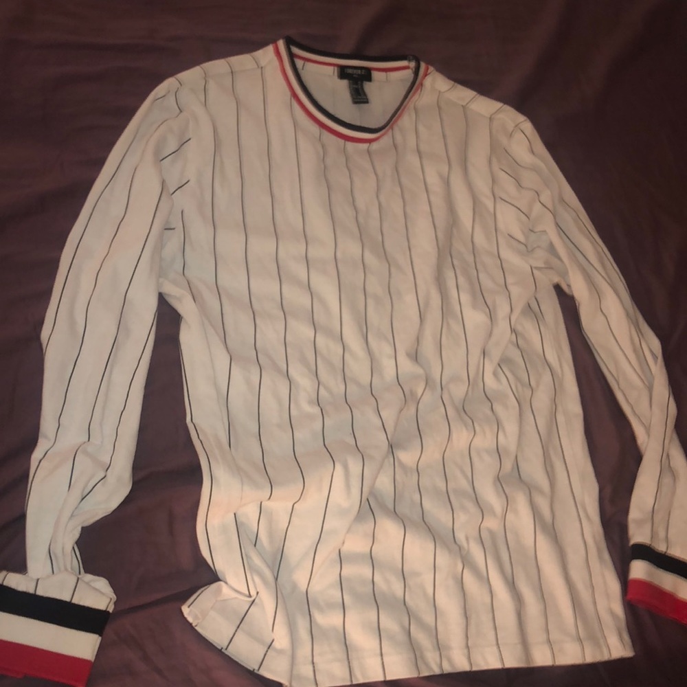 Forever 21 Long Sleeve Varsity Shirt
